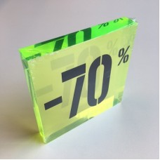 Kortingsblok -70% fluor groen Td14234752